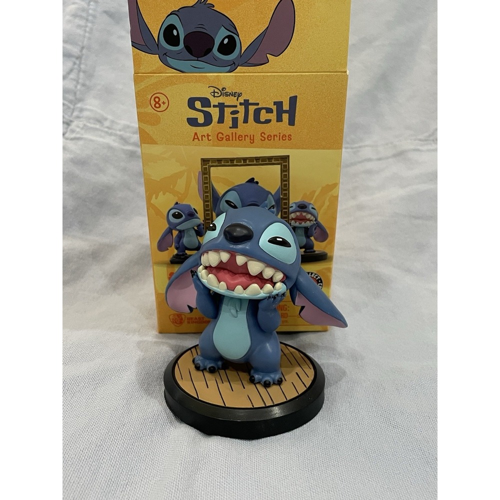 NEW Open Box Disney Stitch Art Gallery Series Boxed Figure - Stitch's Scream